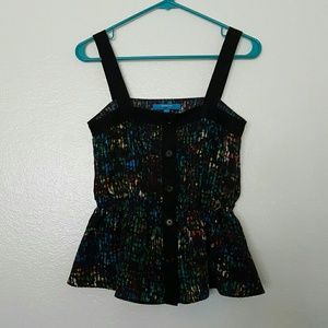 Derek Lam for Design Nation Nightshade Peplum Top